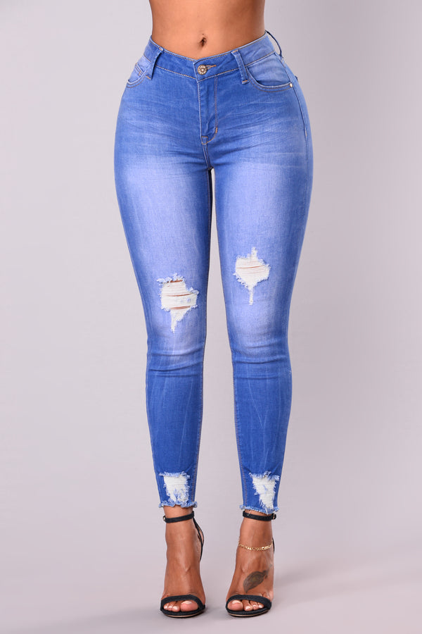 Rendezvous Ankle Jeans - Medium Blue Wash – Fashion Nova