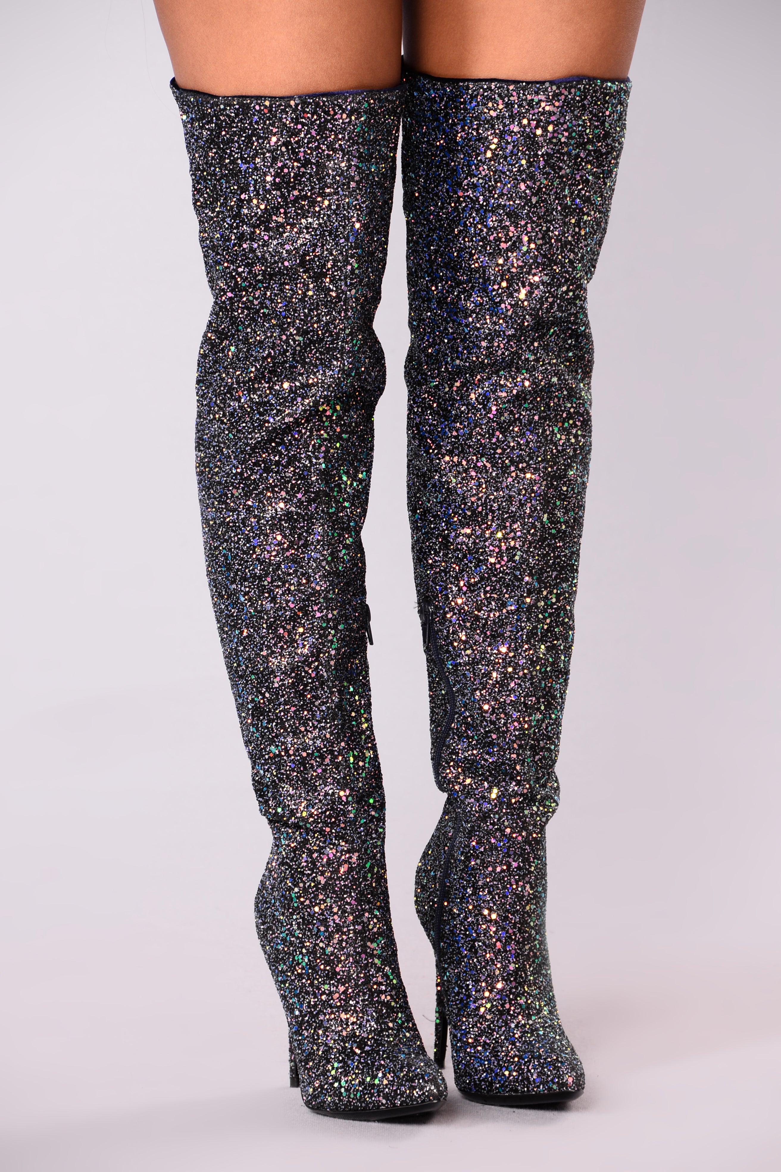 fashion nova glitter boots