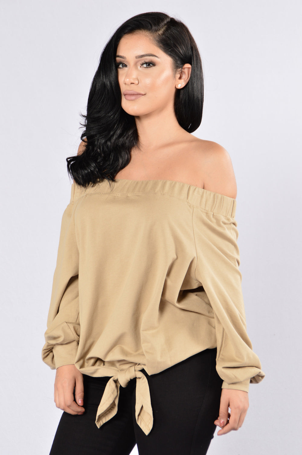 Mystery Machine Top - Olive
