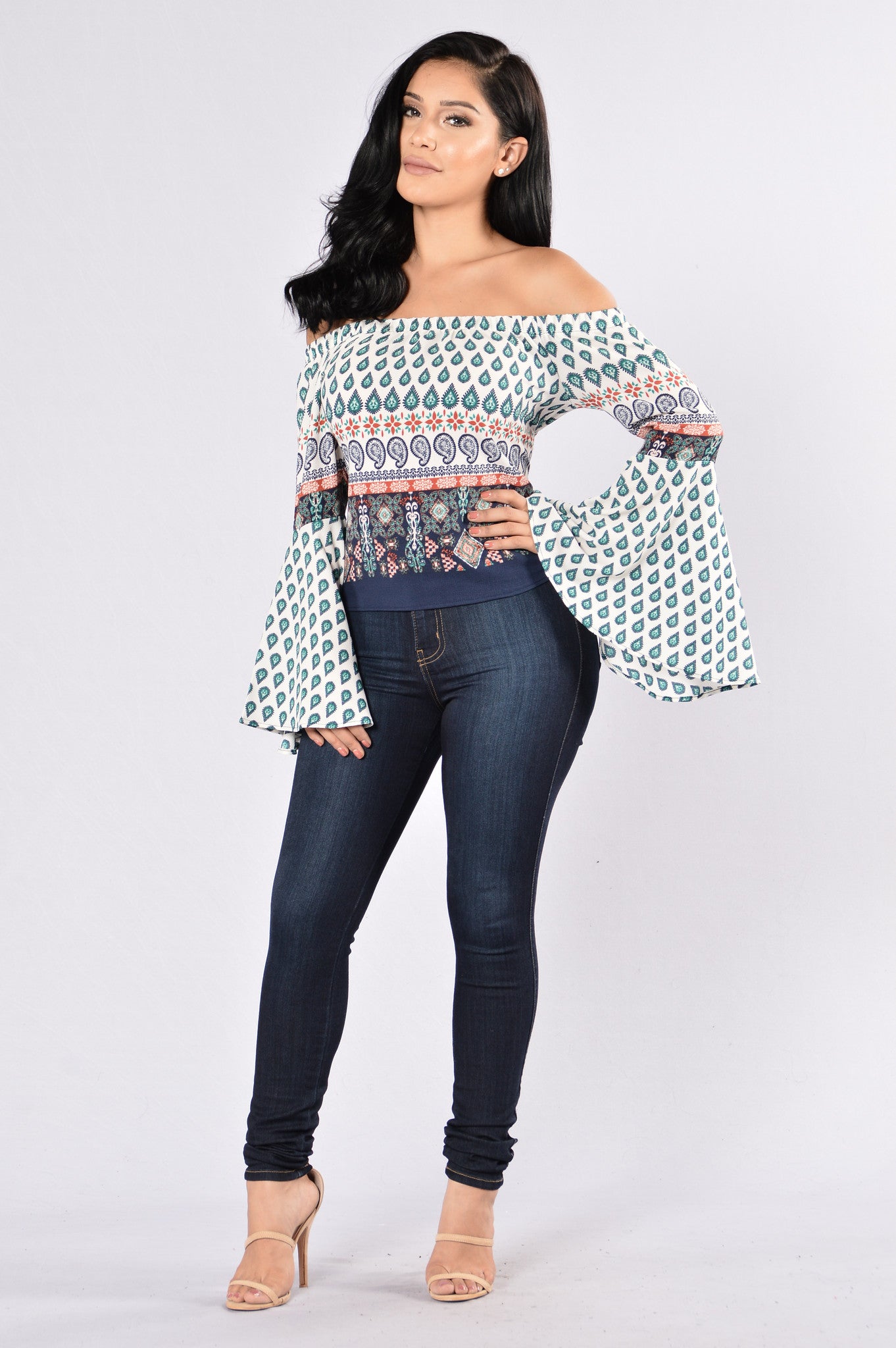 Gypsy Heart Top - Teal