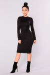 Kora Midi Dress - Black