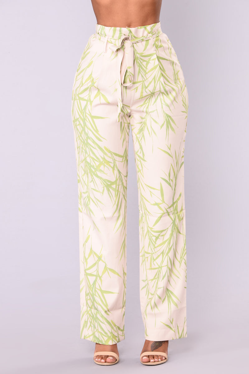 Marisol Print Pants - Khaki | Fashion Nova, Pants | Fashion Nova