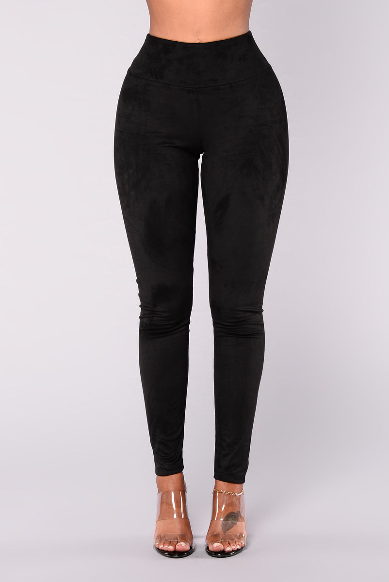 Smooth Operator Suede Leggings - Black | Fashion Nova, Leggings ...