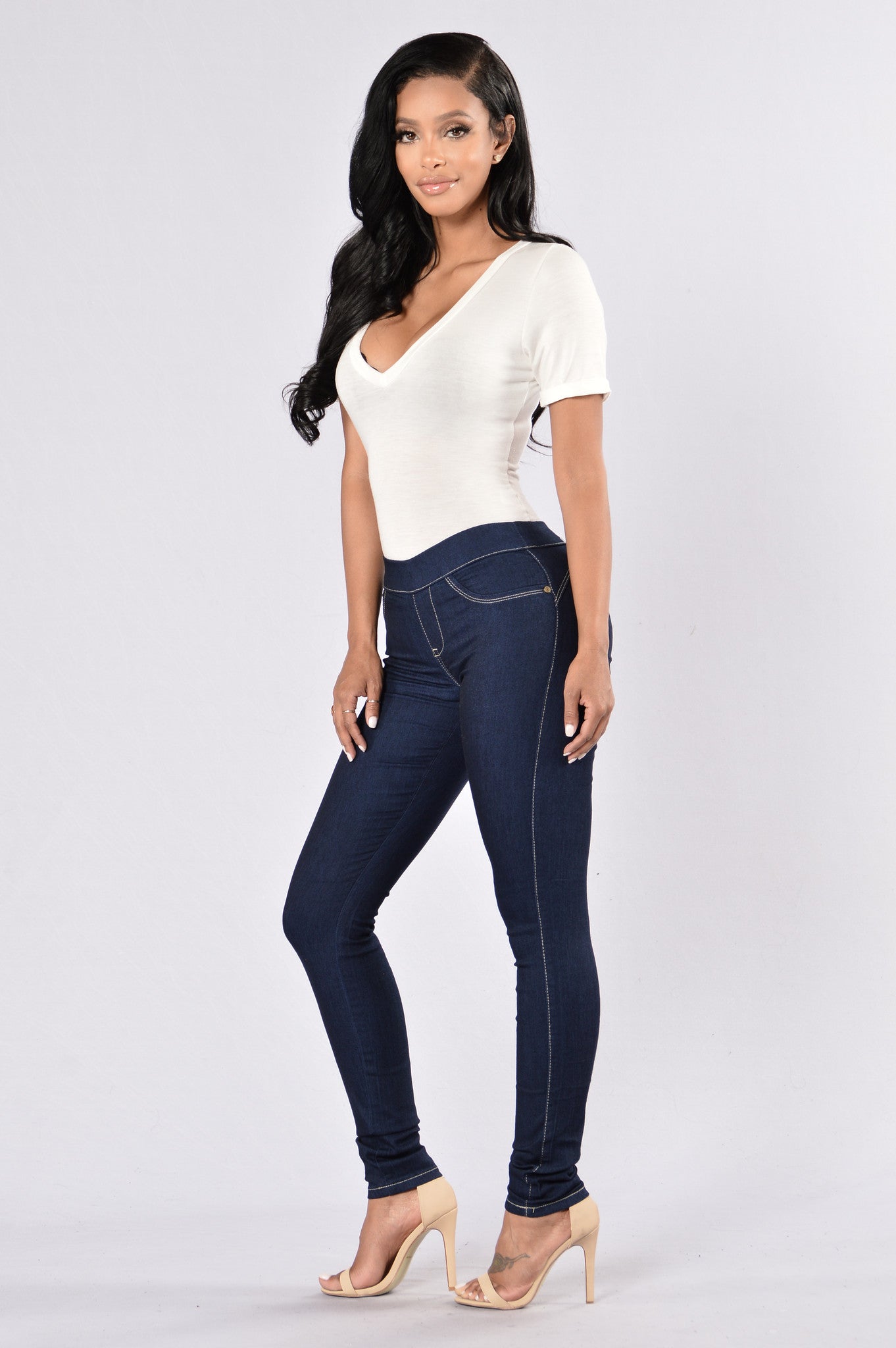 Bootify Butt Shaping Jegging - Blue Black