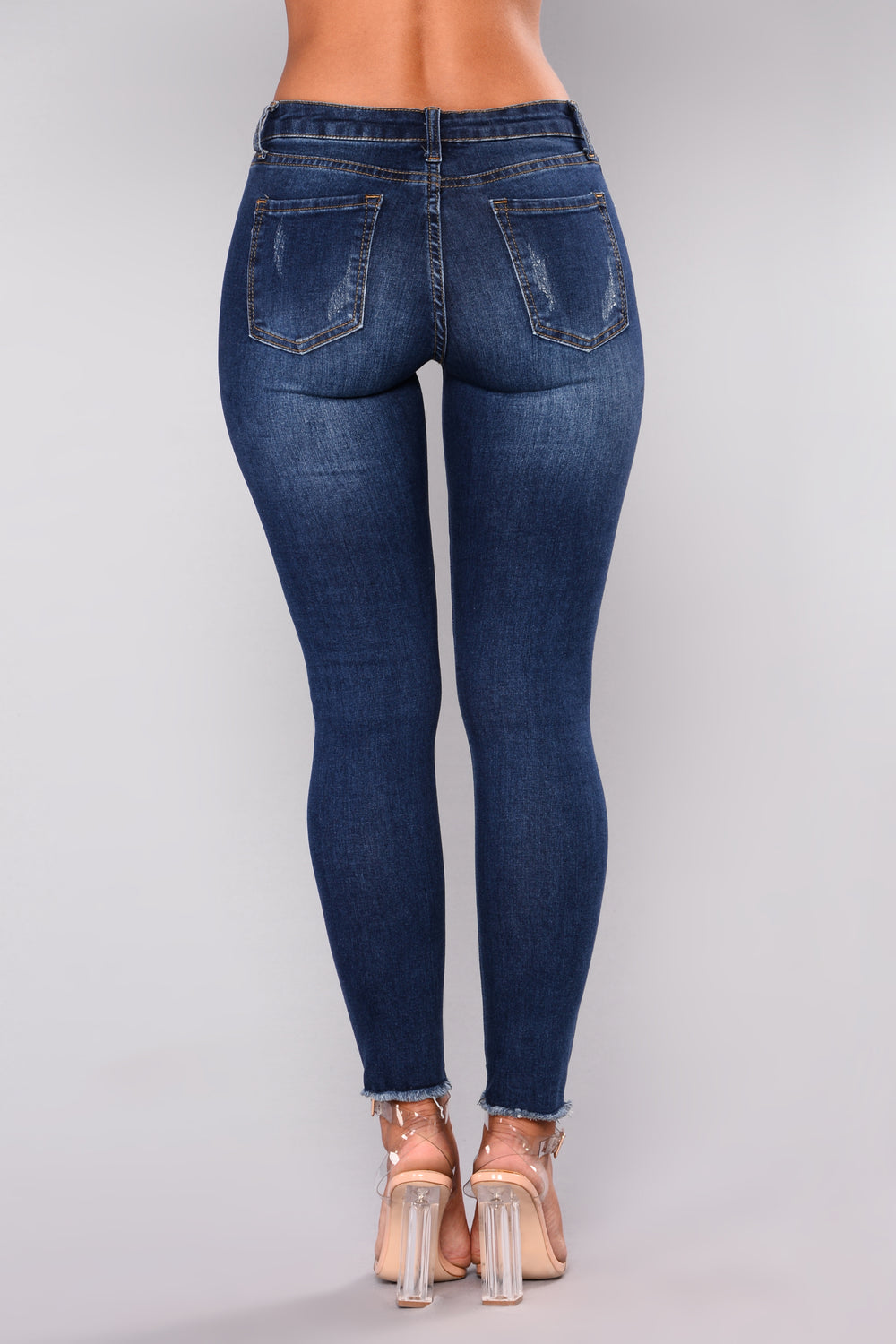 Kimberly Ankle Jeans - Dark Denim