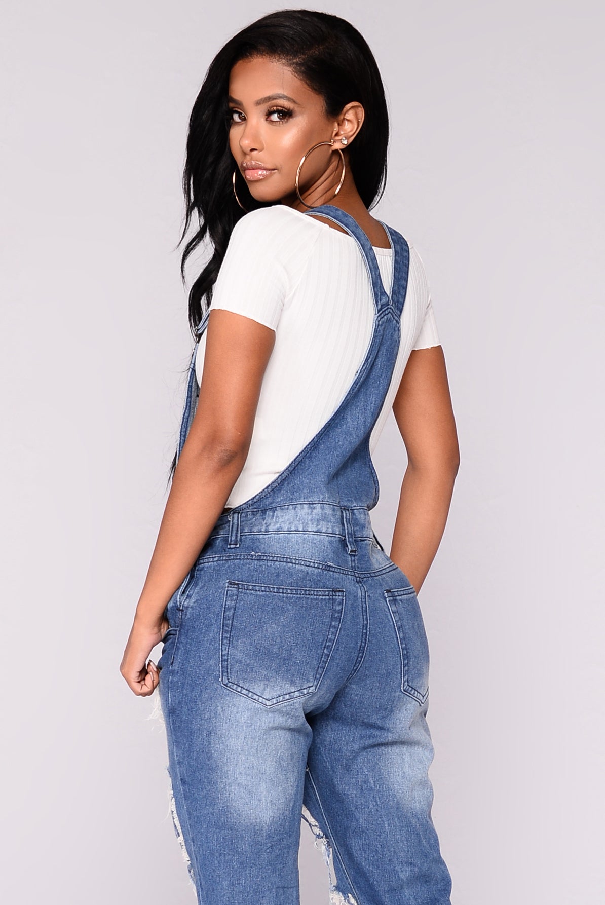 Mimosa Overall - Medium Blue Wash