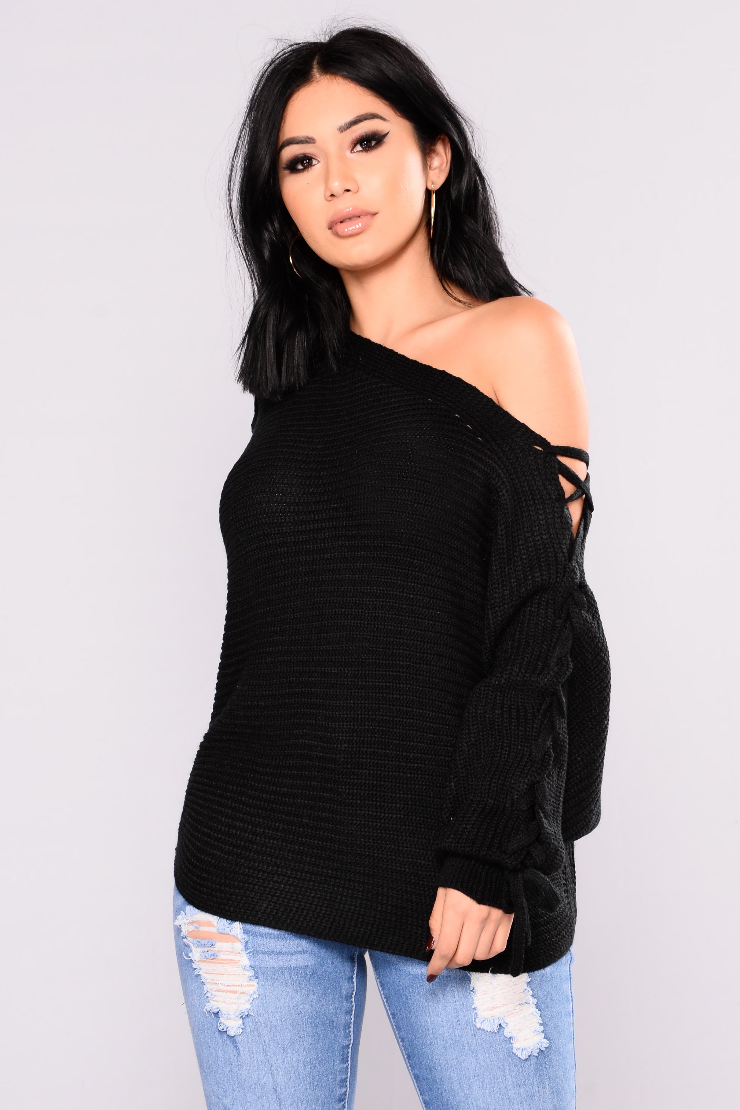 Cross Town Sweater - Black