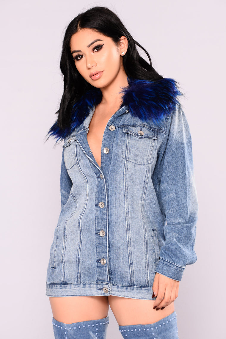 oversized denim jacket fashion nova