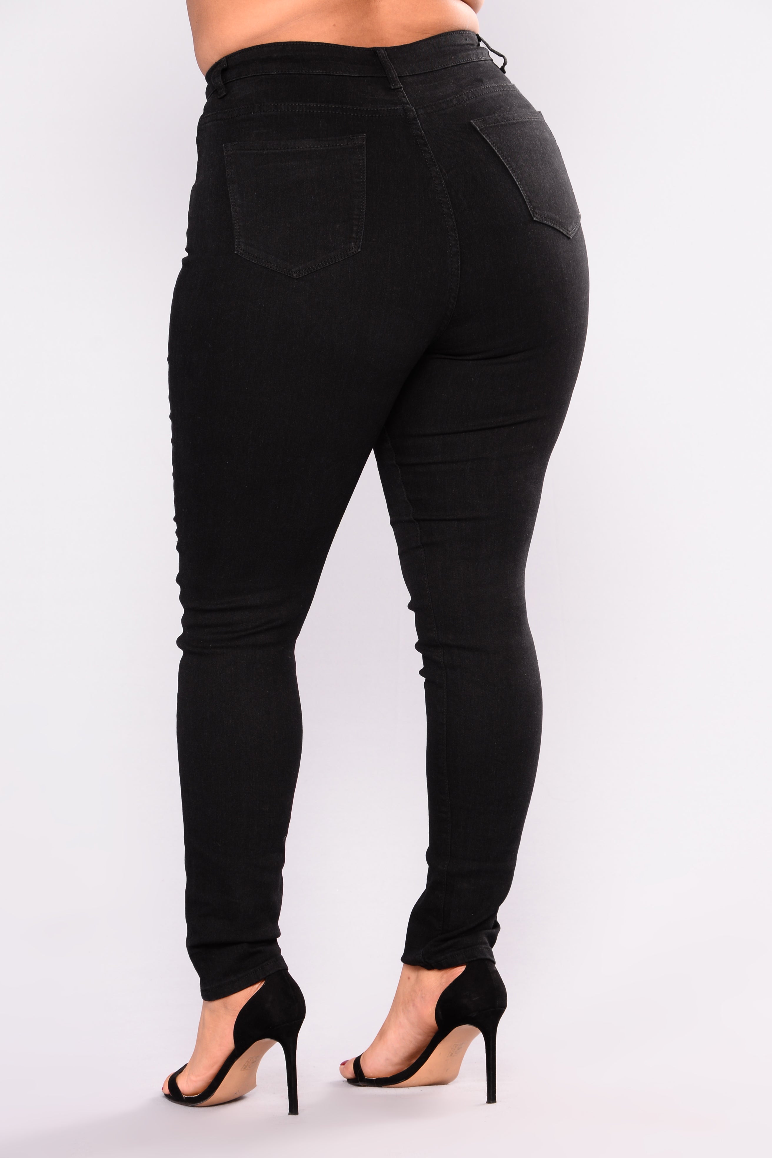 Scottsdale High Waist Skinny Jeans - Black