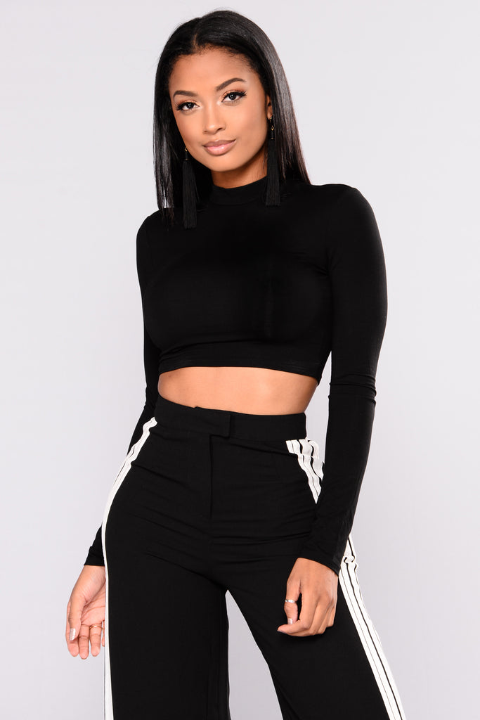 On The Rise Top - Black
