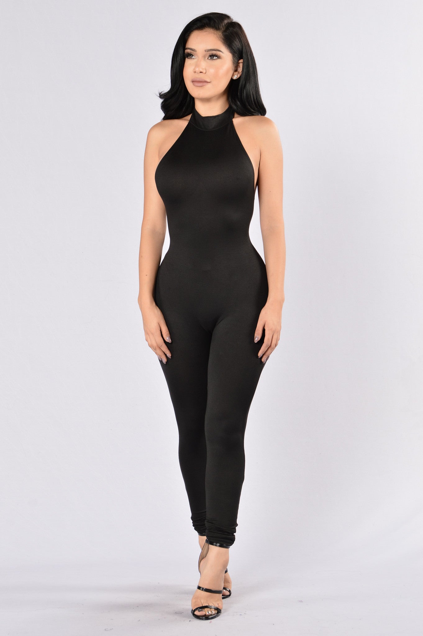 fashion nova all black jumpsuit