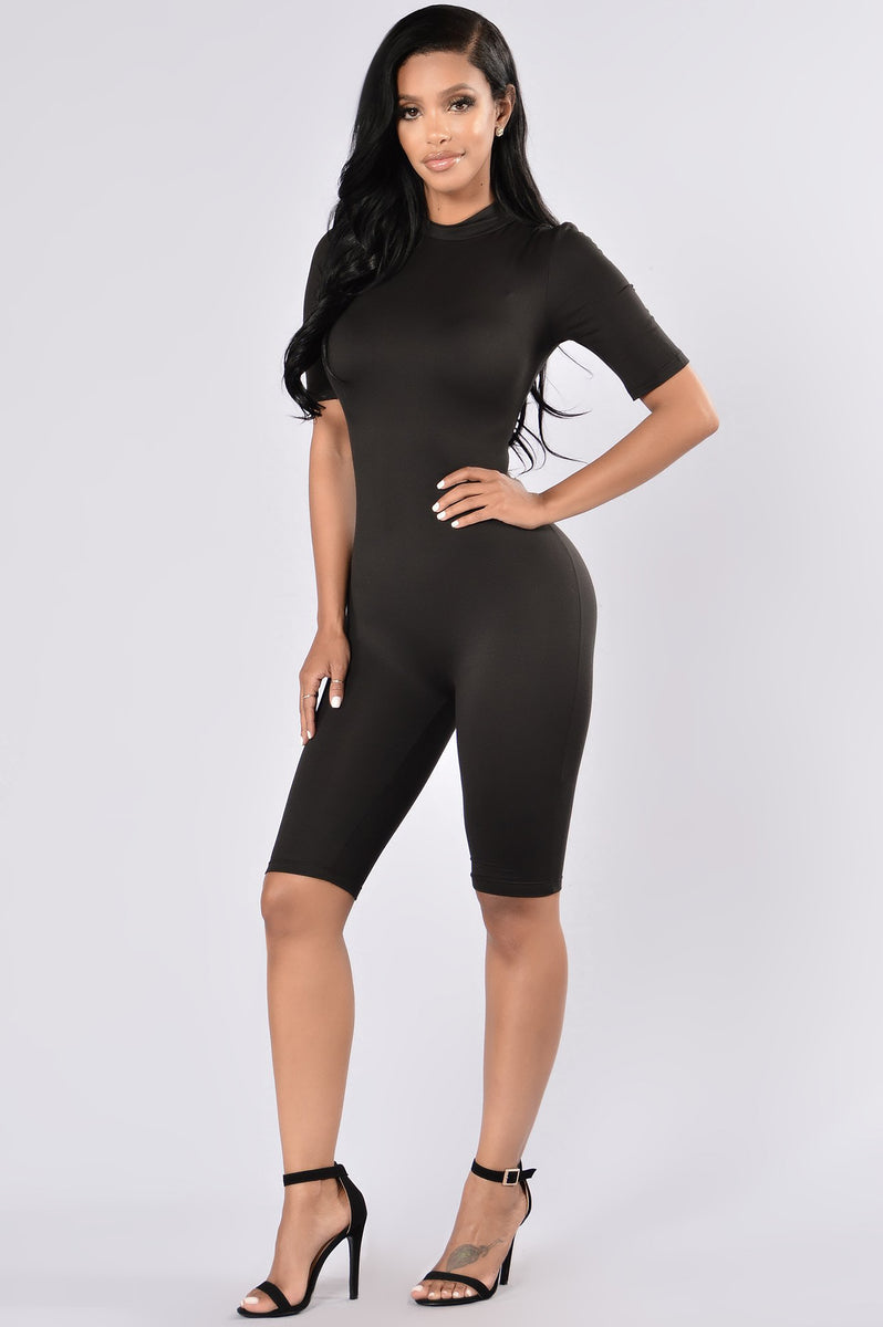 Waylay Jumpsuit Black Fashion Nova Rompers Fashion Nova 3940