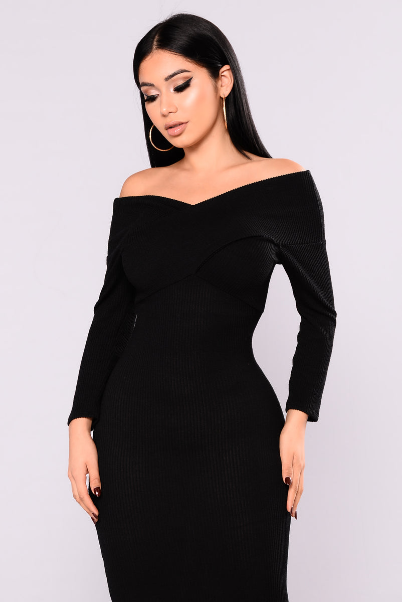 Cool Breeze Midi Dress - Black | Fashion Nova, Dresses | Fashion Nova