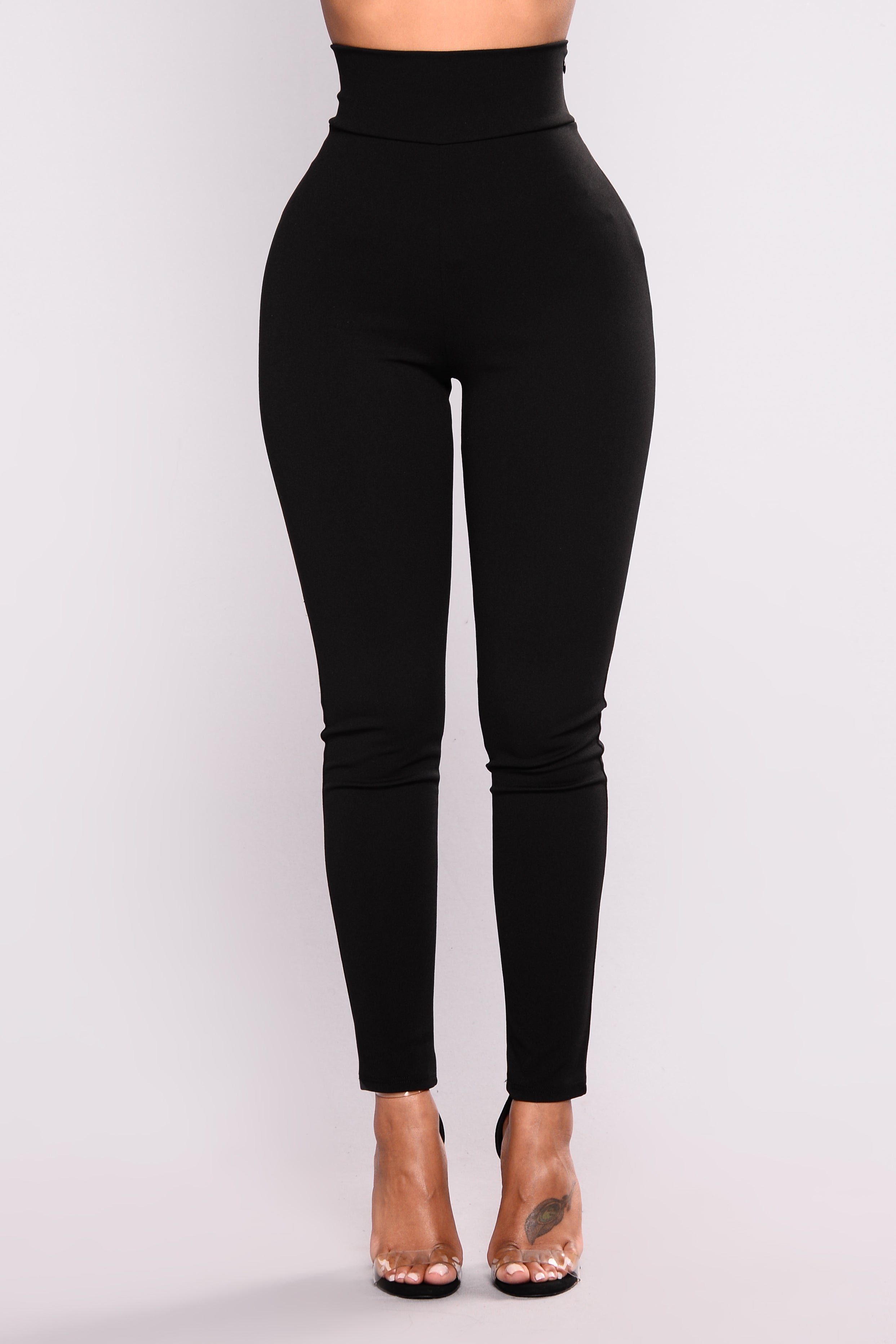 Brielle High Rise Pants - Black