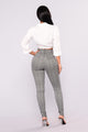 Irene Print Pants - Black/White, Pants | Fashion Nova