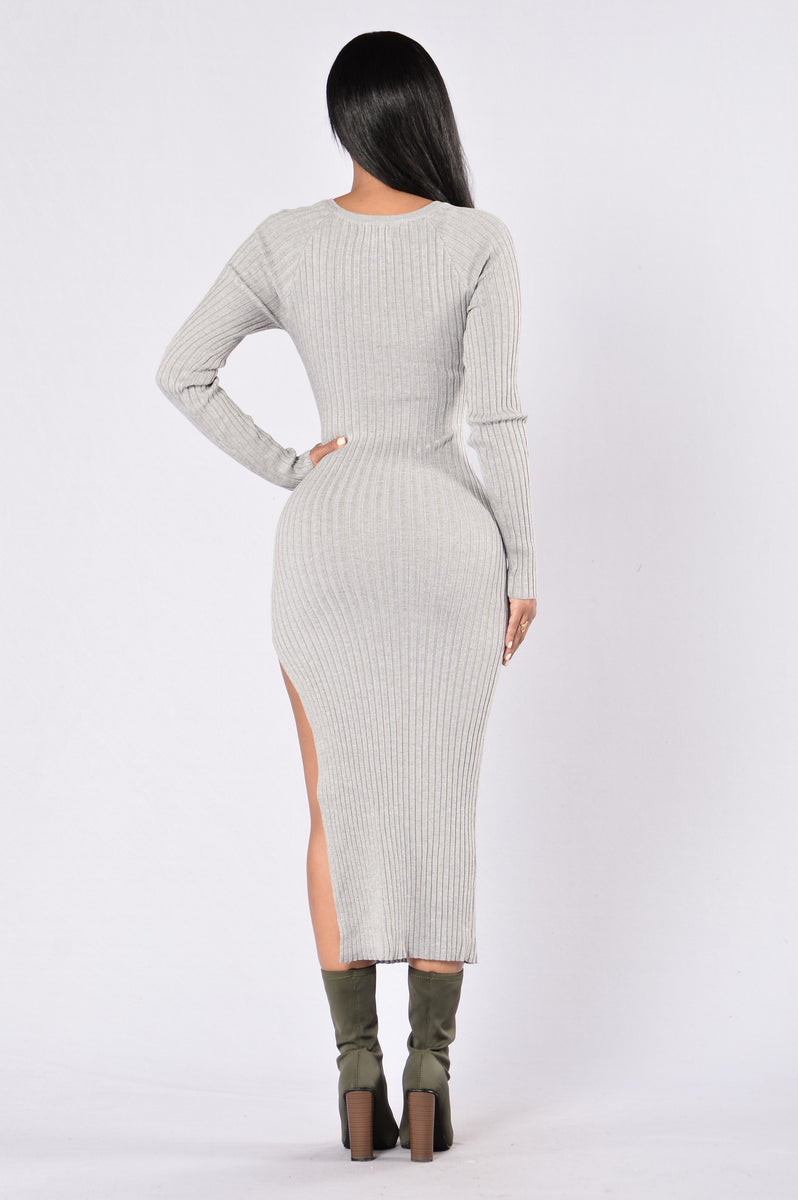 Linger Dress - Heather Grey | Fashion Nova, Dresses | Fashion Nova