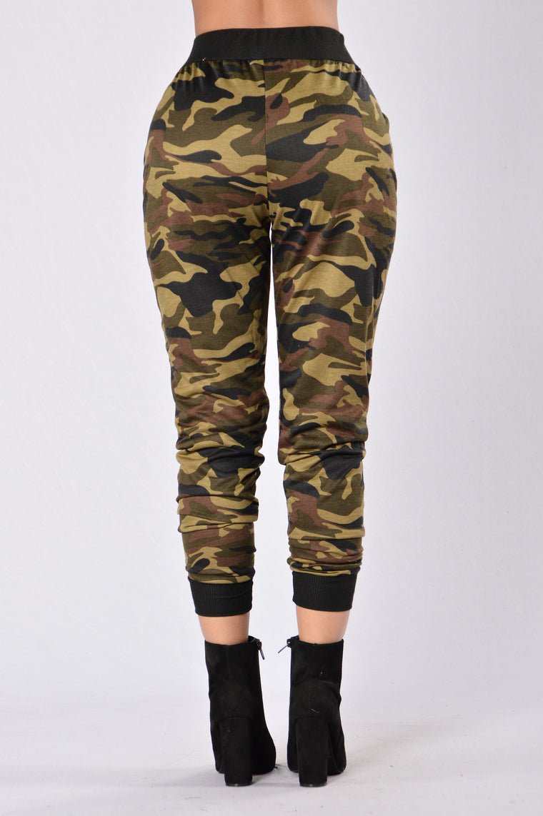 Hide Your Heart Jogger - Camo, Pants | Fashion Nova