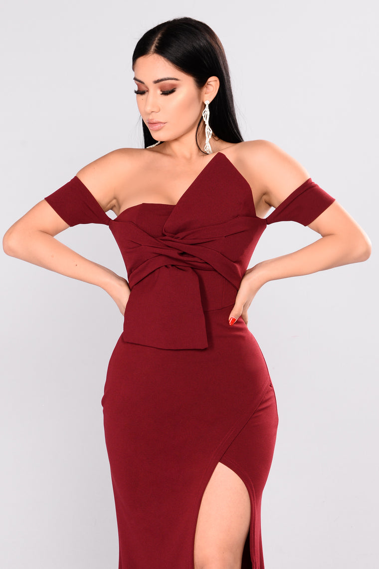 fashion nova off shoulder dress