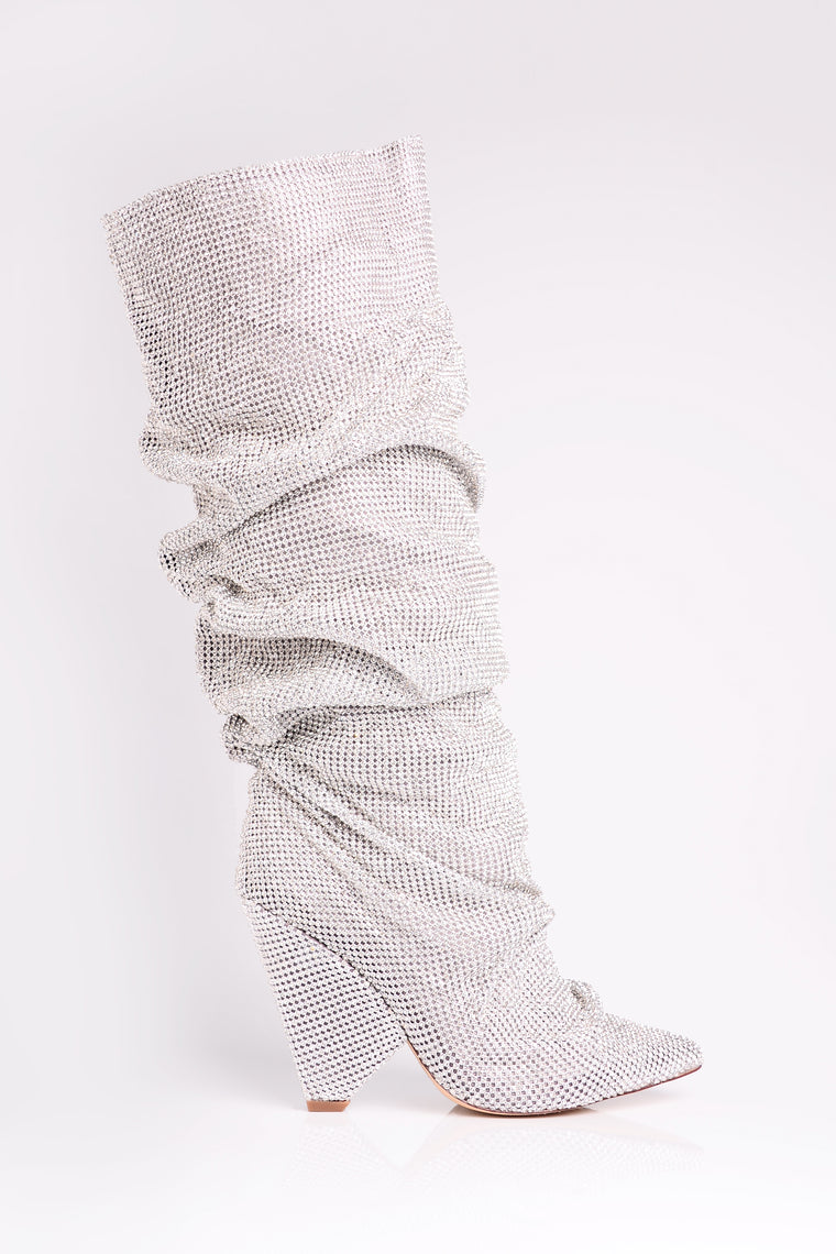 fashion nova white boots