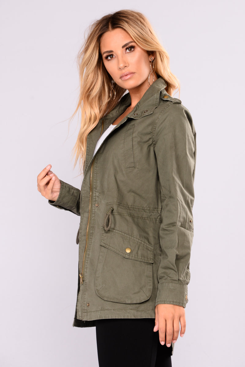 Samara High Neck Anorak - Olive | Fashion Nova, Jackets & Coats ...