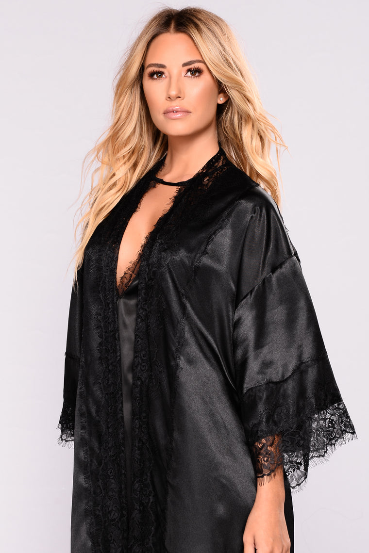 fashion nova silk robe