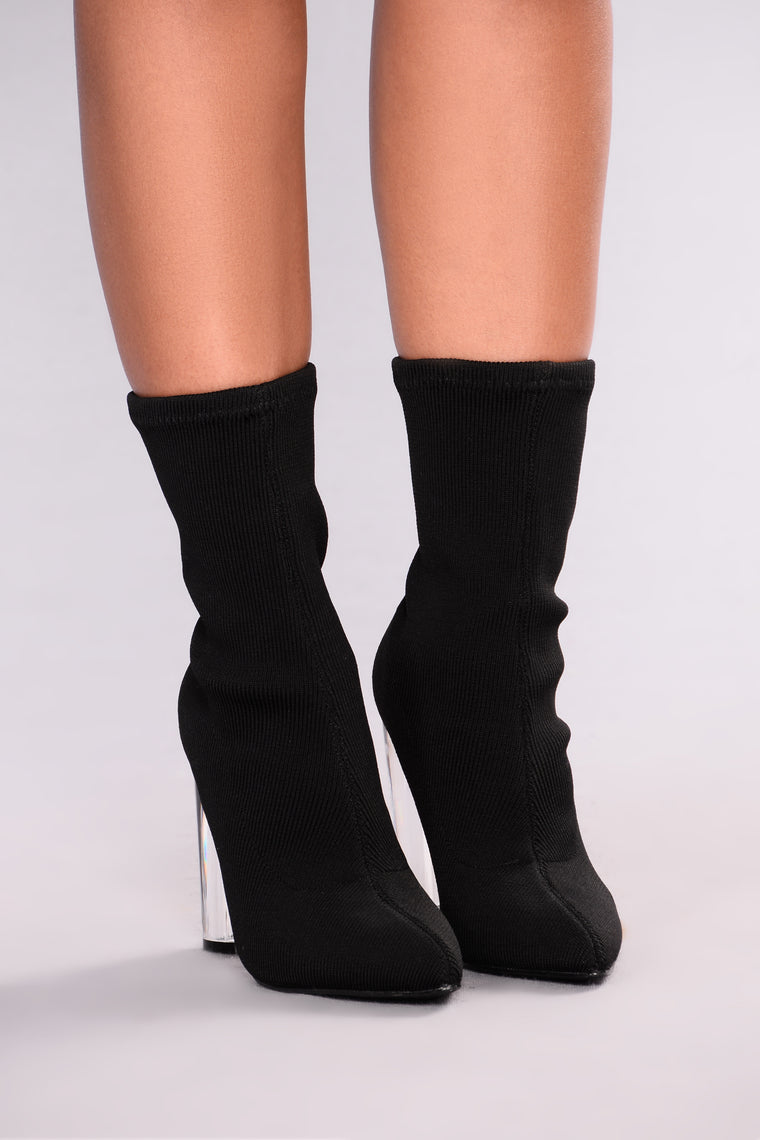 black booties fashion nova