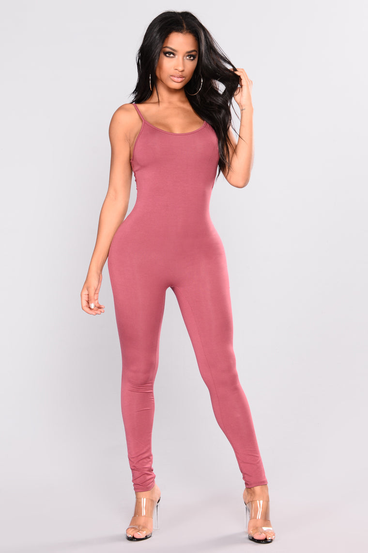 fashion nova pink jumpsuit