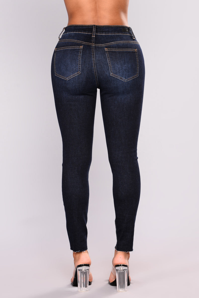 Cut To The Chase Crop Jeans - Dark Denim | Fashion Nova, Jeans ...