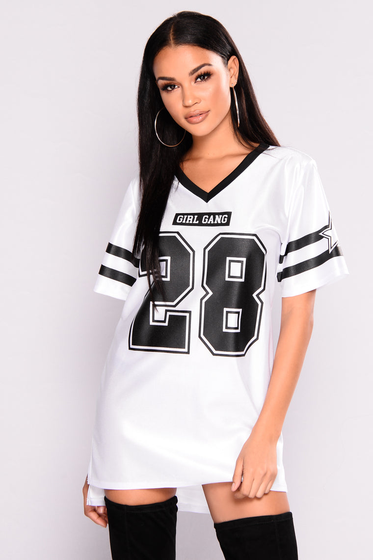 fashion nova jersey dress