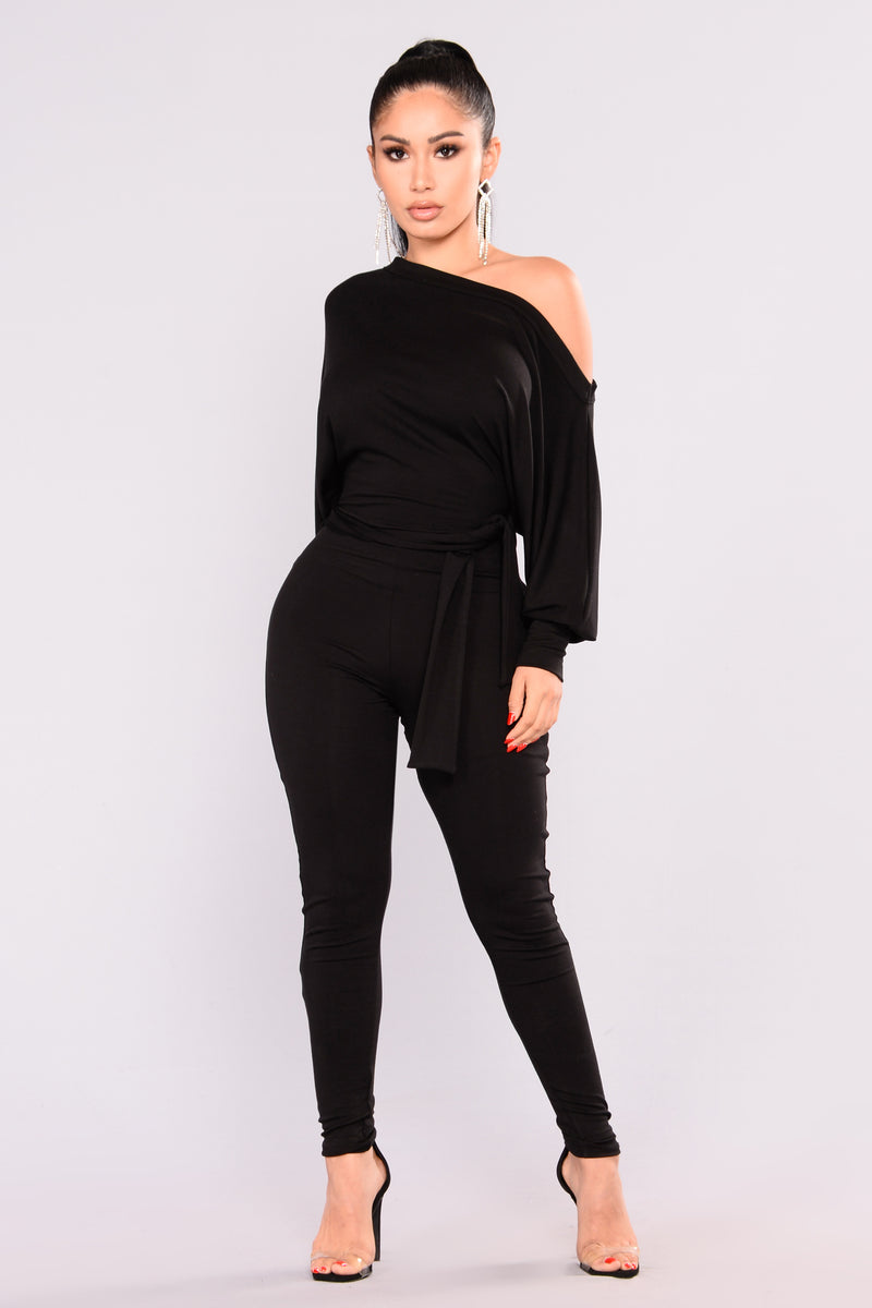 Pro Lounger Jumpsuit Black Fashion Nova Jumpsuits Fashion Nova 3113