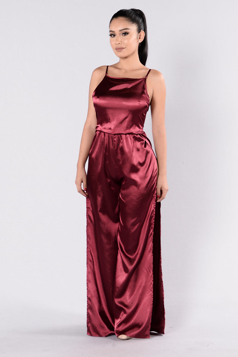 Night At The Opera Jumpsuit - Burgundy | Fashion Nova, Jumpsuits ...