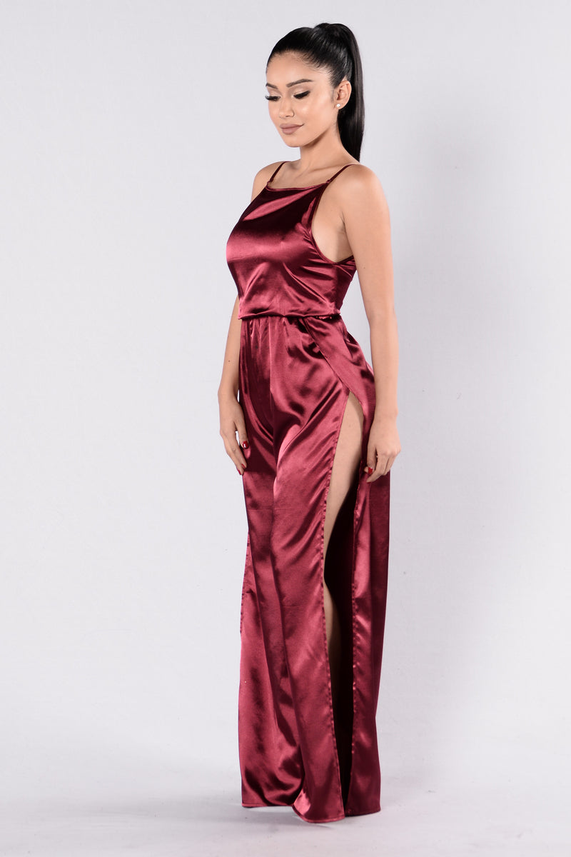 Night At The Opera Jumpsuit - Burgundy | Fashion Nova, Jumpsuits ...