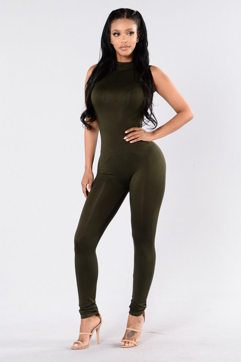 Stand By Me Jumpsuit - Dark Olive | Fashion Nova, Jumpsuits | Fashion Nova