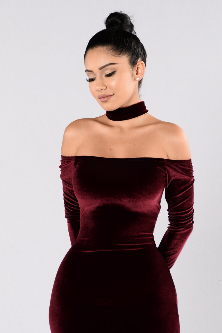 jasmine tie side choker dress