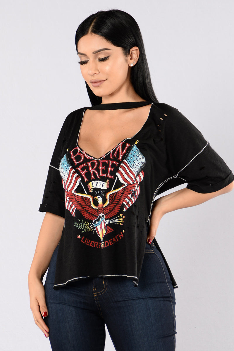 Living in Danger Top - Black | Fashion Nova, Screens Tops and Bottoms ...