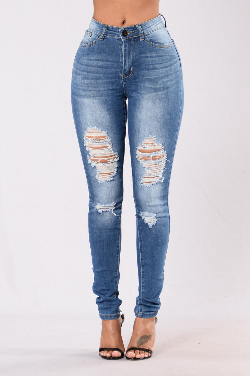 Never Forget Skinny Jean - Medium Blue | Fashion Nova, Jeans | Fashion Nova