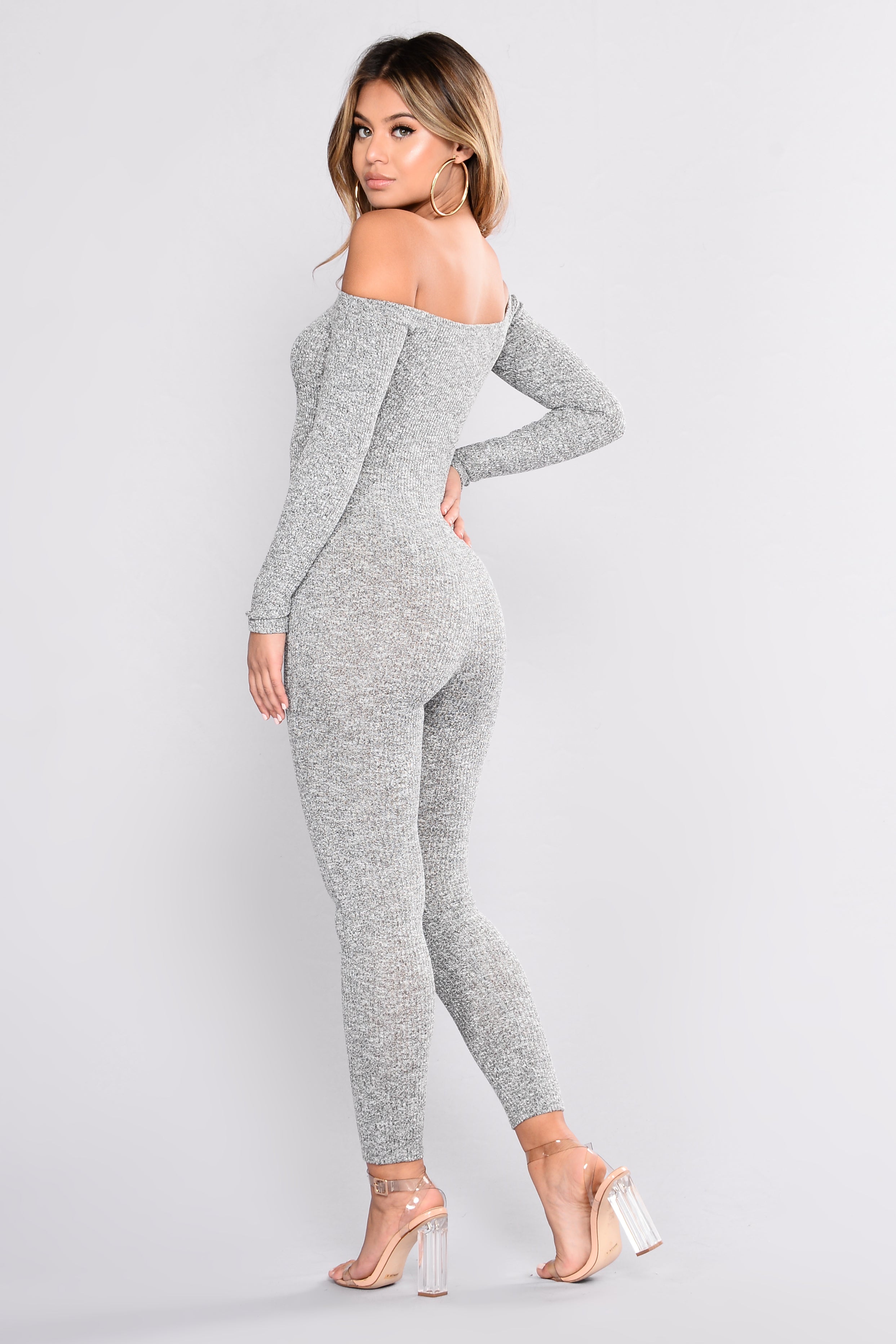 fashion nova off the shoulder jumpsuit