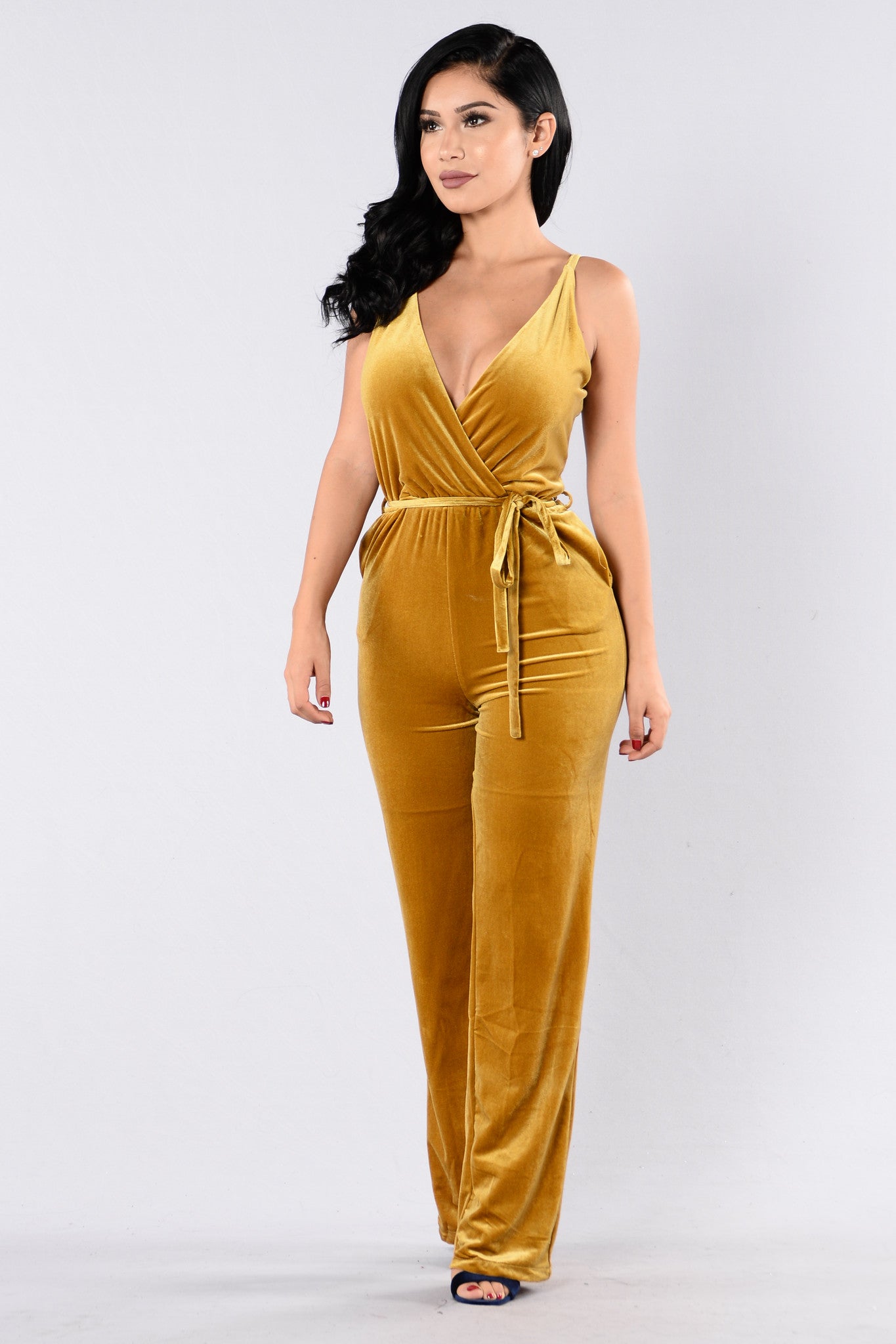 Sensuous Jumpsuit - Gold