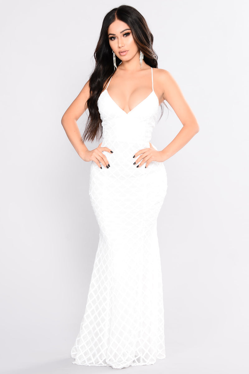 Midnight Caller Maxi Dress White Fashion Nova Dresses Fashion Nova 4384