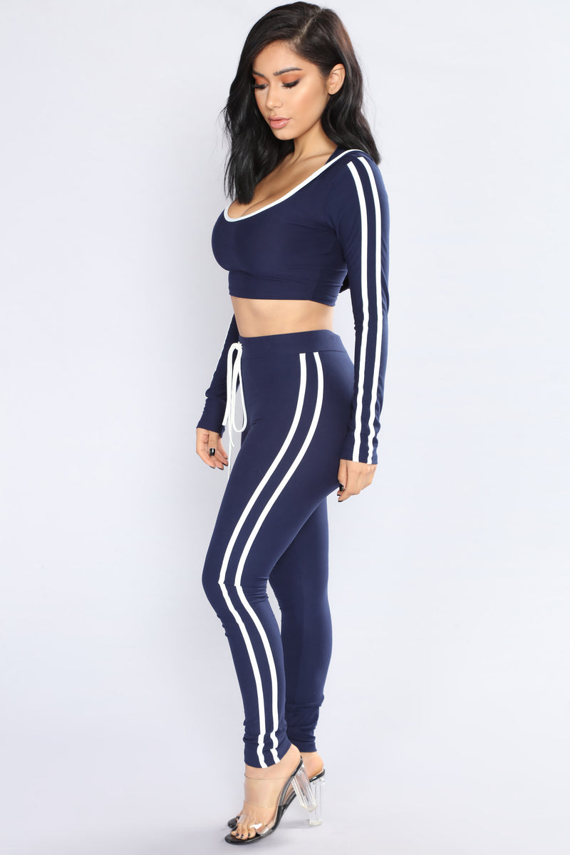 Running Plays Lounge Set - Navy, Lounge Sets | Fashion Nova