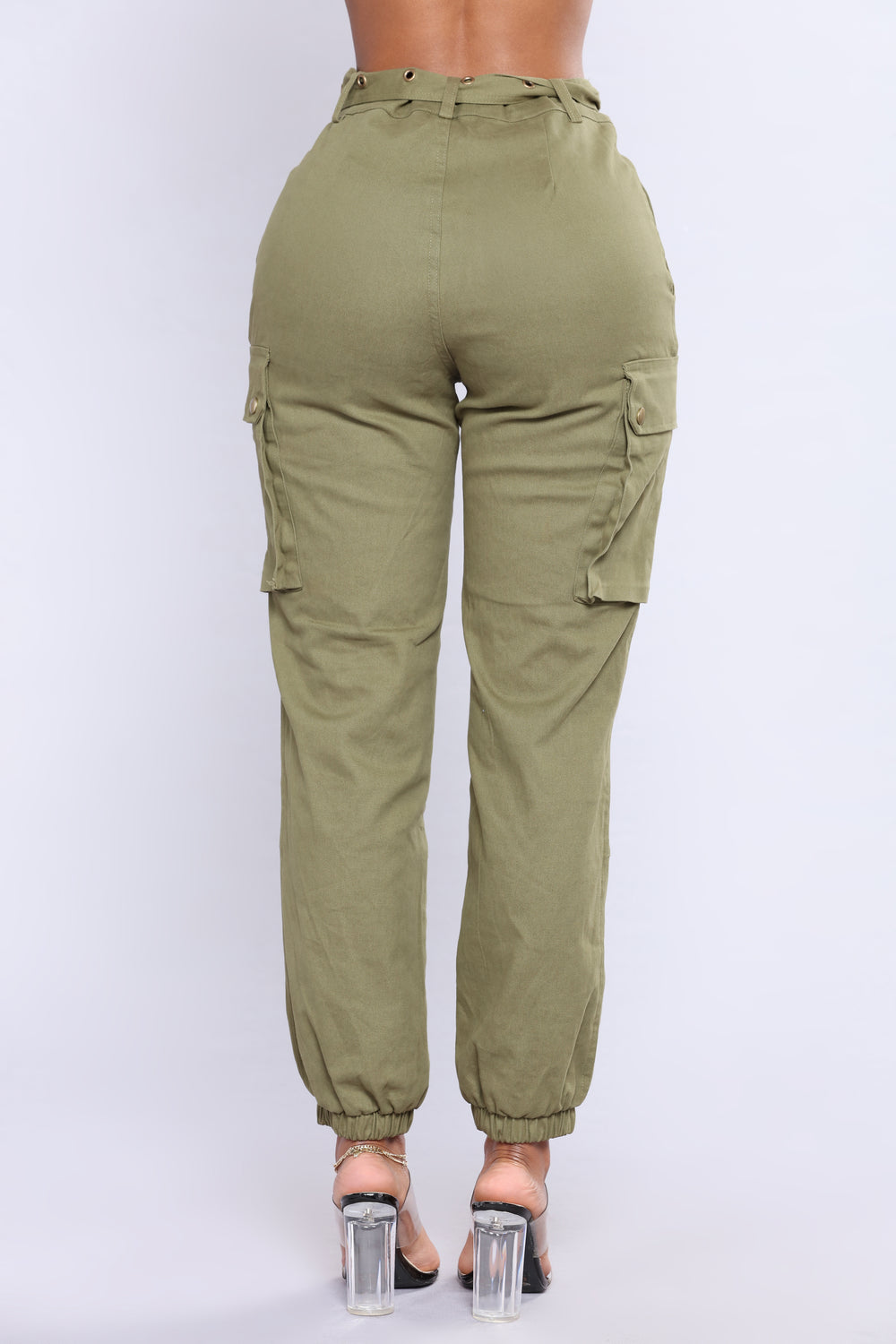 Cargo Chic Pants - Olive