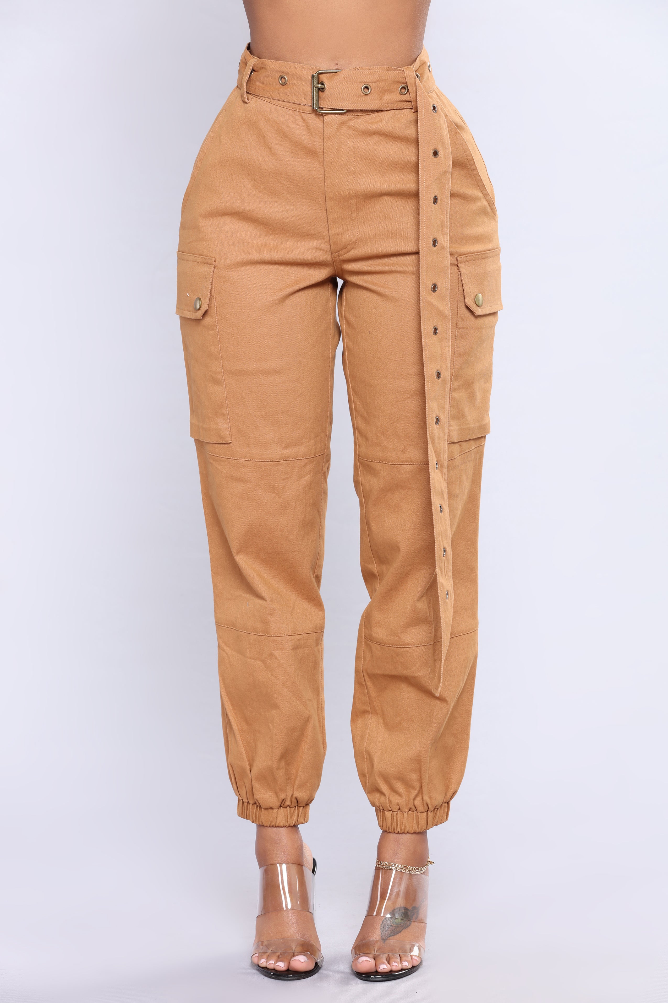 orange cargo jumpsuit