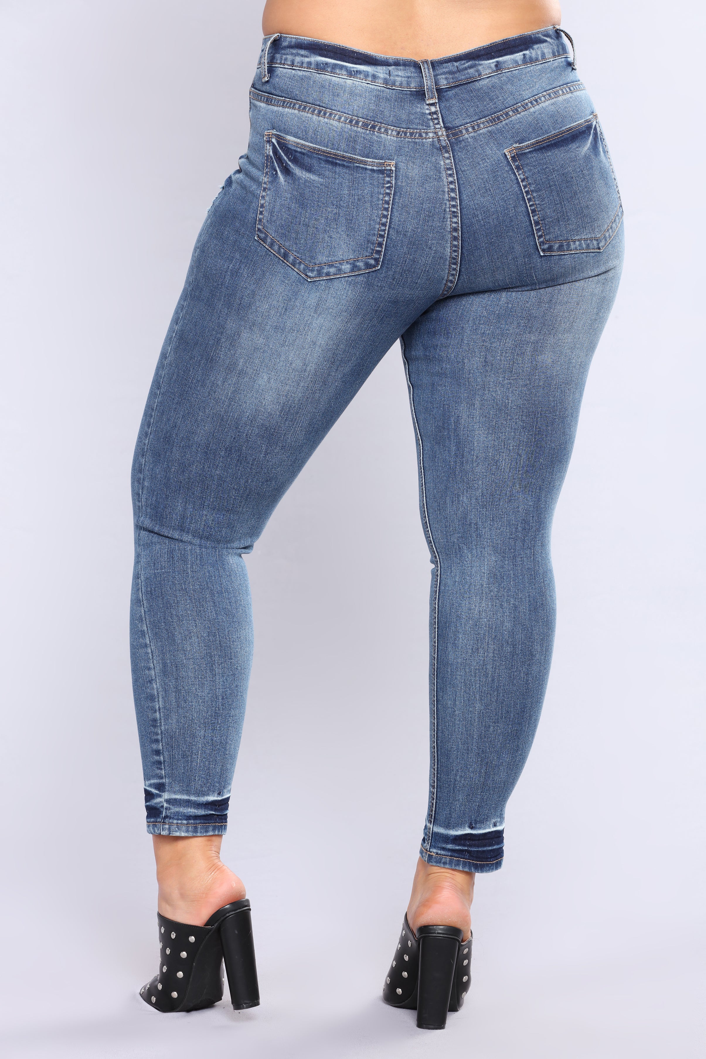 Toodles Skinny Jeans - Medium Blue