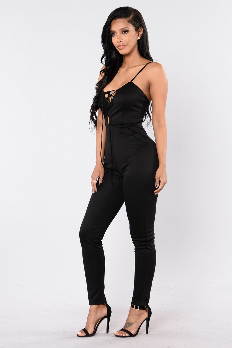 Jump To It Jumpsuit - Black | Fashion Nova, Jumpsuits | Fashion Nova