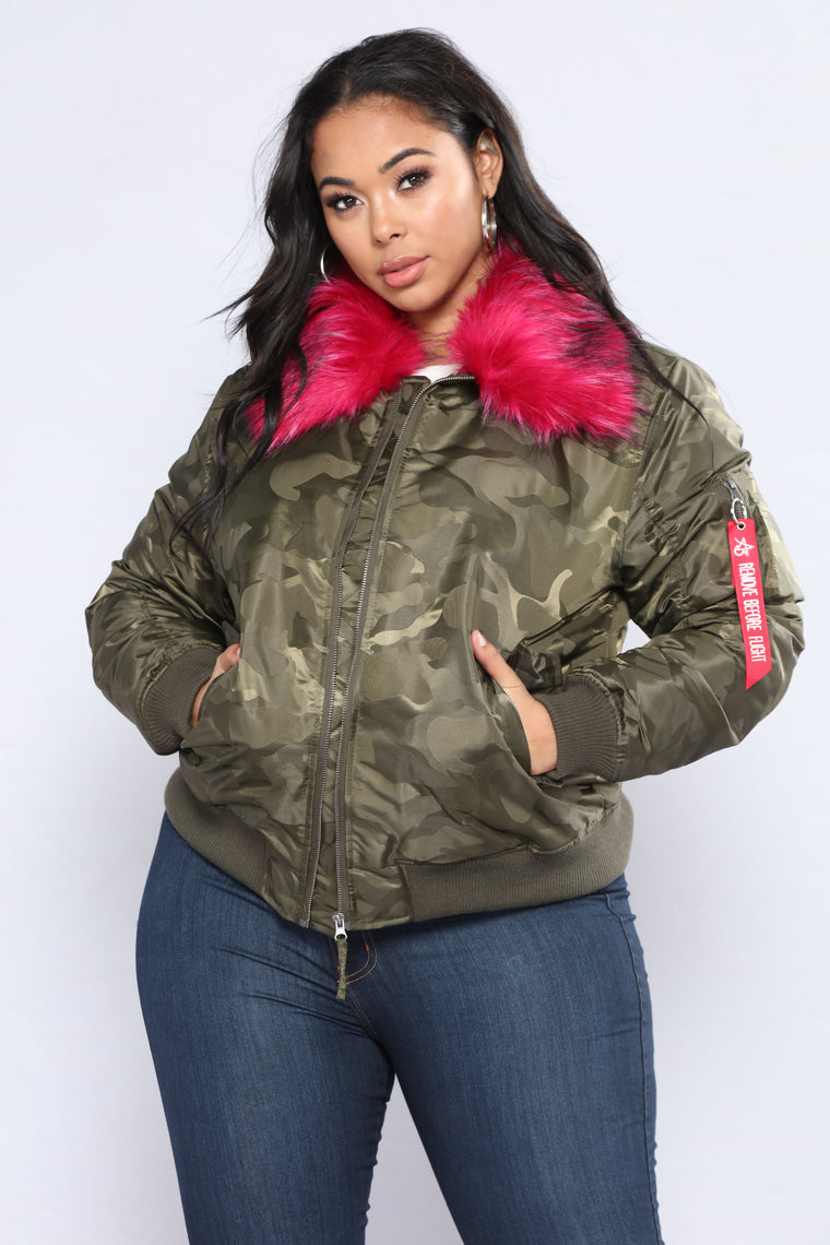 Lift Off Camo Jacket - Camo/Pink, Jackets & Coats | Fashion Nova