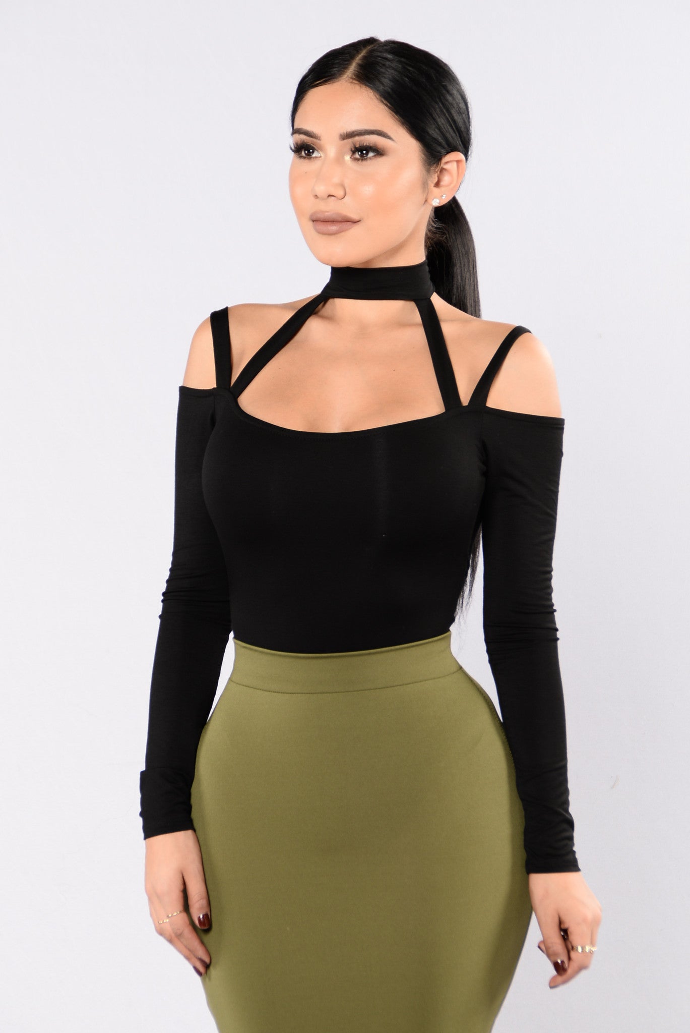 black bodysuit fashion nova