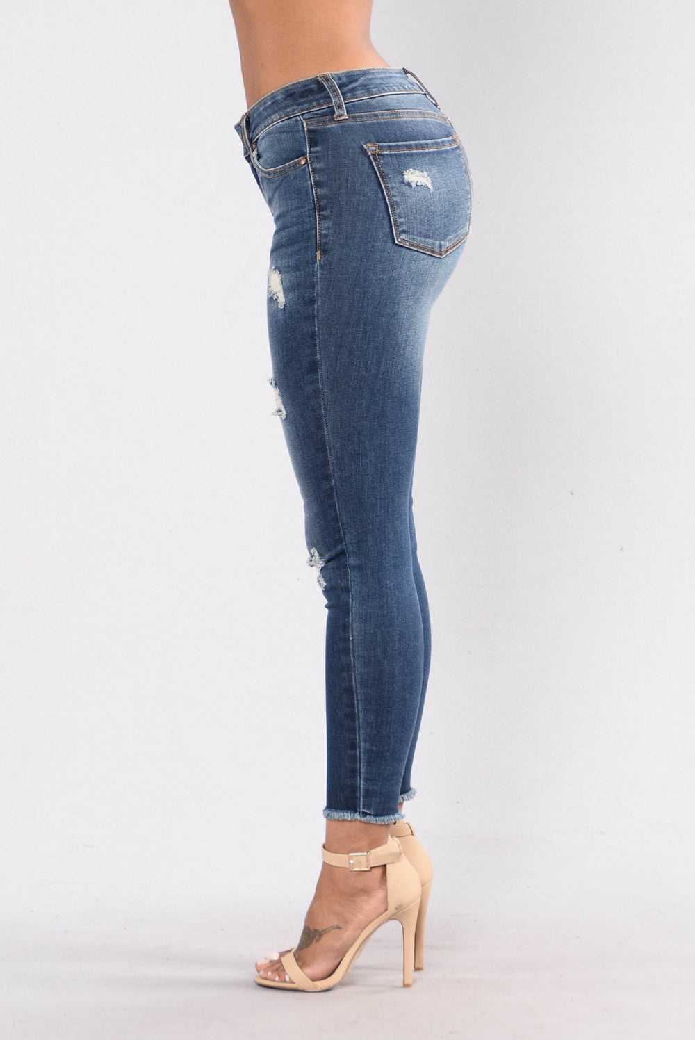 Lala Jeans - Medium Blue