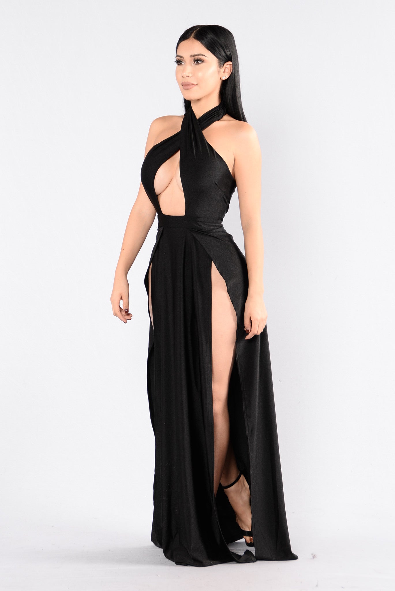 Curve Appeal Dress Black Fashion Nova 