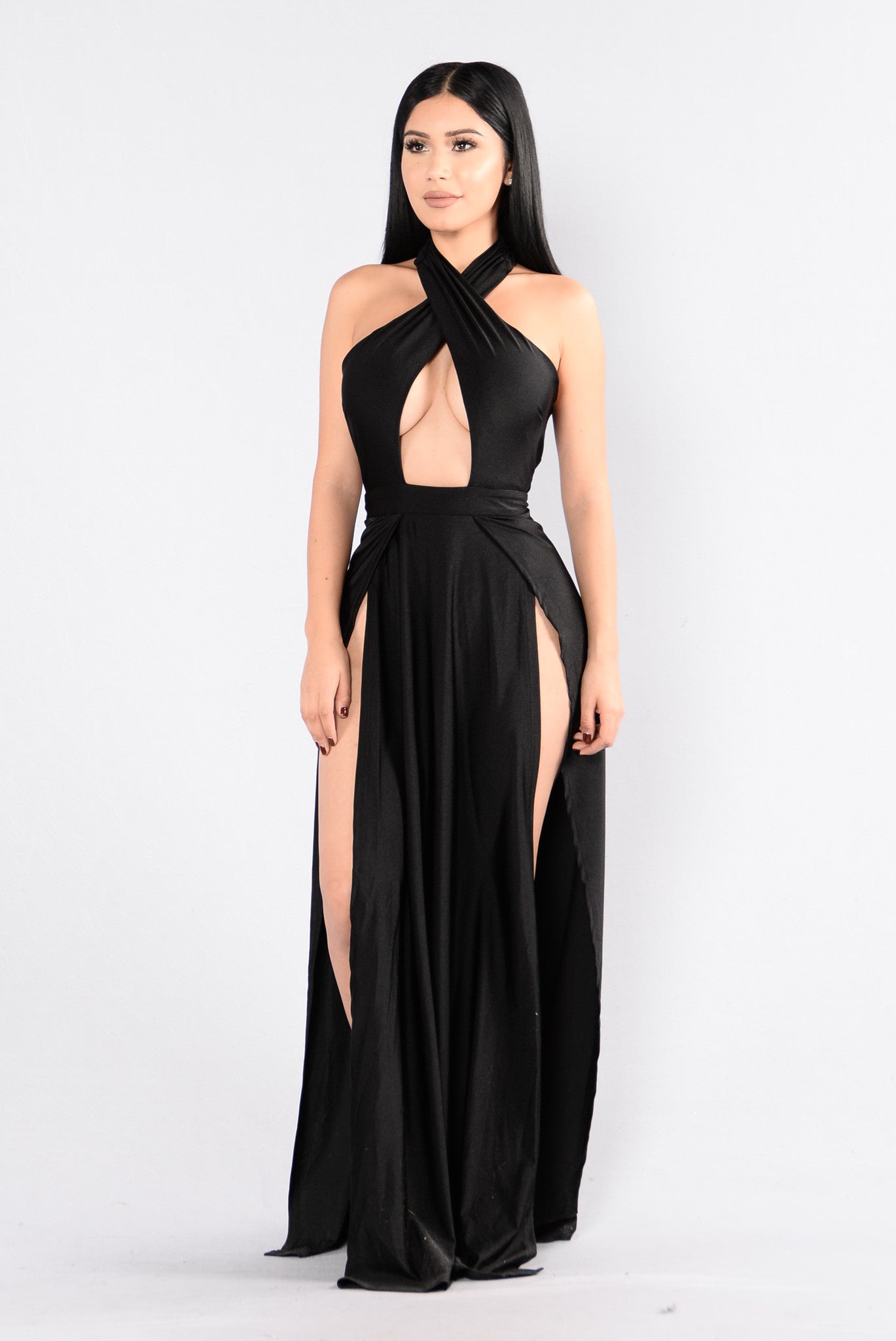 Curve Appeal Dress Black Fashion Nova 