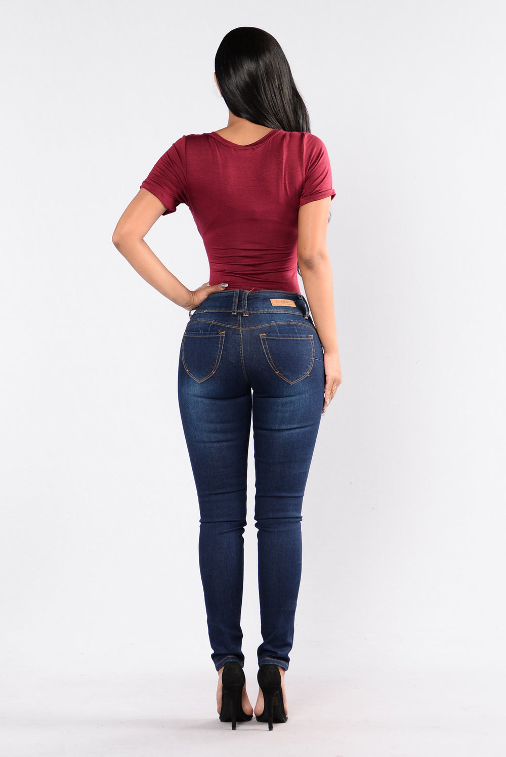 Booty Me Down Jeans - Dark Blue